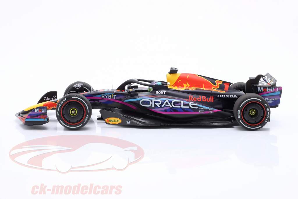 M. Verstappen Red Bull RB19 #1 Sieger Miami GP Formel 1 Weltmeister 2023 1:18 Minichamps