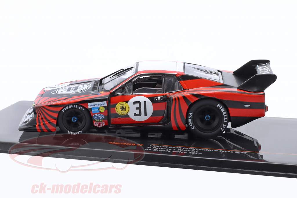 Lancia Beta Montecarlo Turbo #31 5° 6h Brands Hatch 1979 Patrese, Röhrl 1:43 Ixo