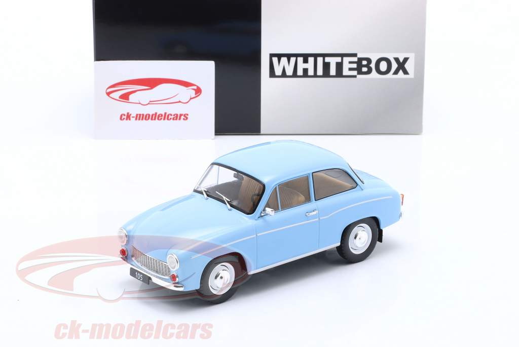 Syrena 105 建設年 1975 ライトブルー 1:24 WhiteBox
