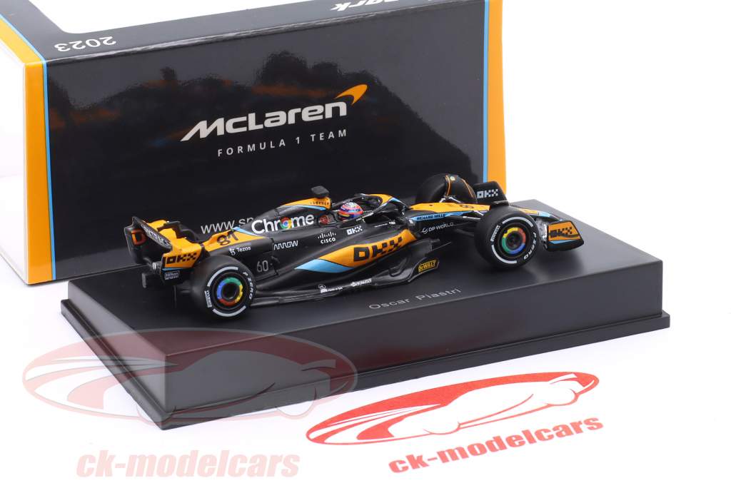Oscar Piastri McLaren MCL60 #81 formel 1 2023 1:64 Spark