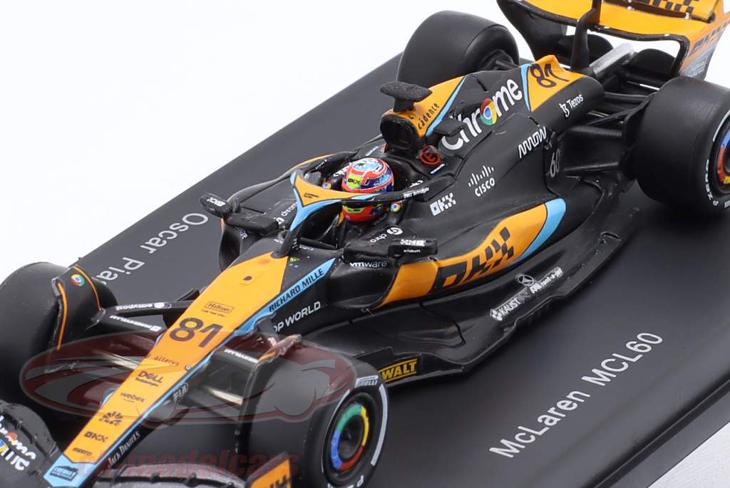Oscar Piastri McLaren MCL60 #81 formel 1 2023 1:64 Spark