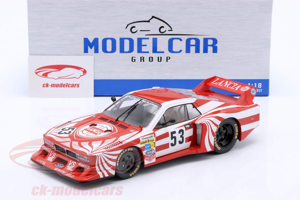 Lancia Beta Montecarlo Turbo #53 6h Silverstone 1980 Patrese, Cheever 1:18 MCG