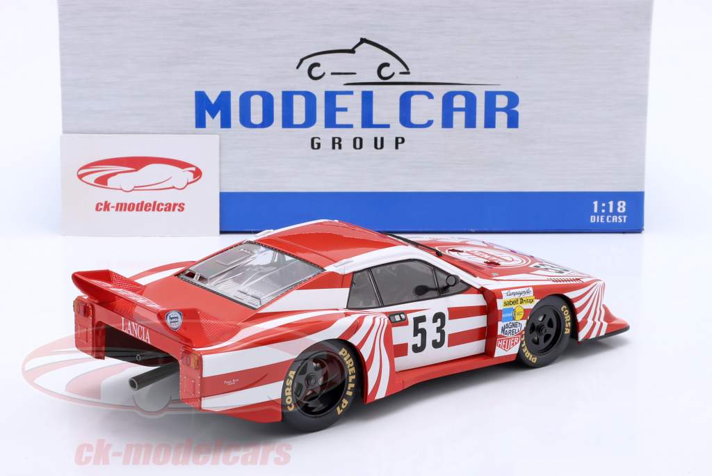 Lancia Beta Montecarlo Turbo #53 6h Silverstone 1980 Patrese, Cheever 1:18 MCG