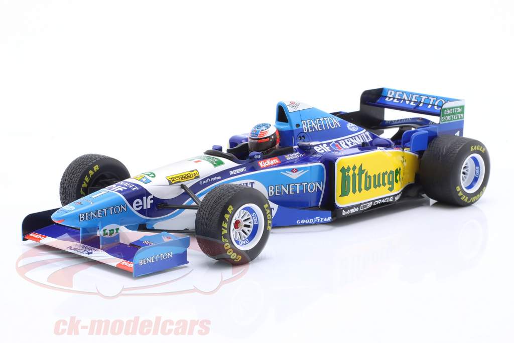 M. Schumacher Benetton B195 #1 gagnant L'Europe  GP formule 1 Champion du monde 1995 1:18 Minichamps