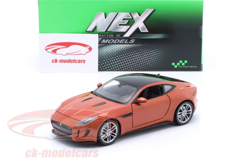 Jaguar F-Type Coupe Opførselsår 2015 appelsin 1:24 Welly