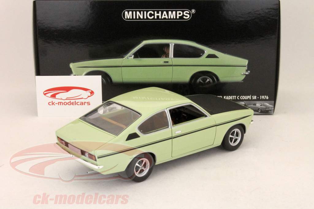 D*1様 【中古】MINICHAMPS 1/18 OPEL KADETT C C Minichamps 1:18 Opel Kadett C Coupe SR 1976 green 180045625