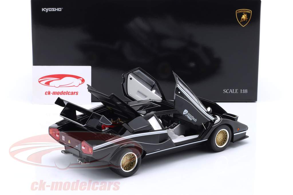 Lamborghini Countach LP500R Quattrovalvole 1982 sort 1:18 Kyosho