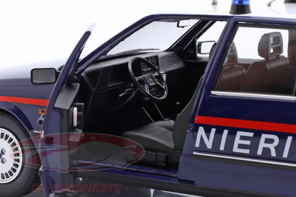 Fiat Croma 2.0 Turbo IE Carabinieri 1985 blå / hvid 1:18 Mitica