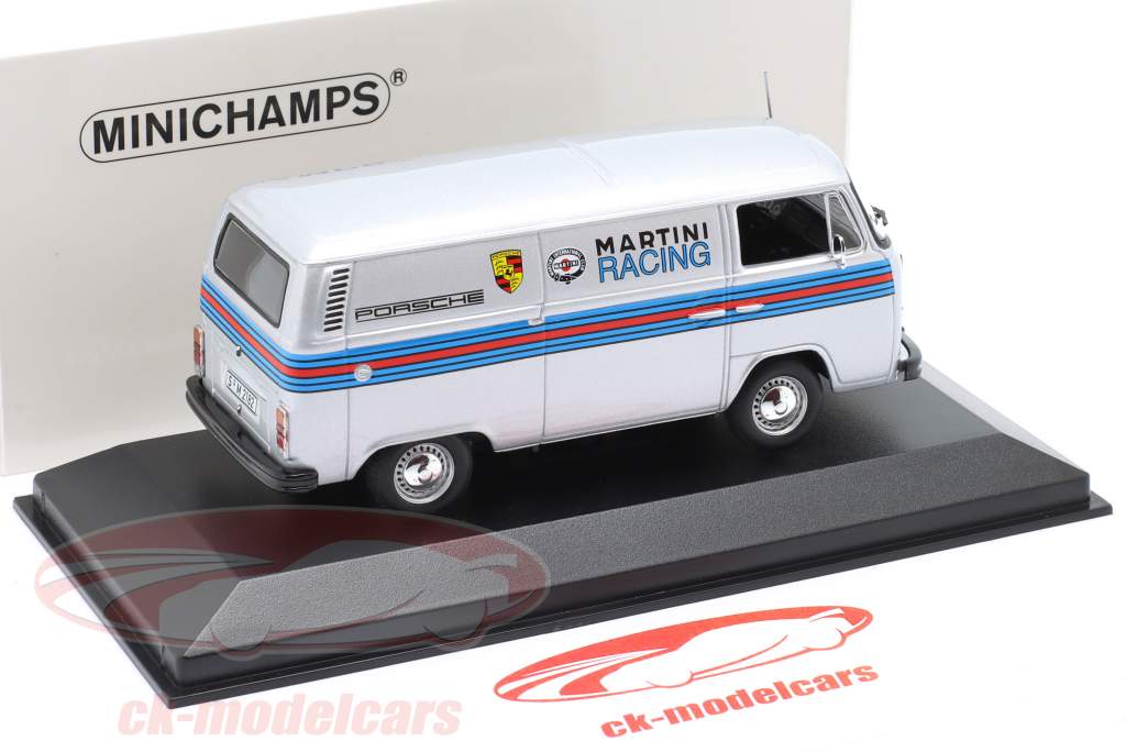 Volkswagen VW T2 Van Porsche Renndienst Martini Design 1:43 Minichamps
