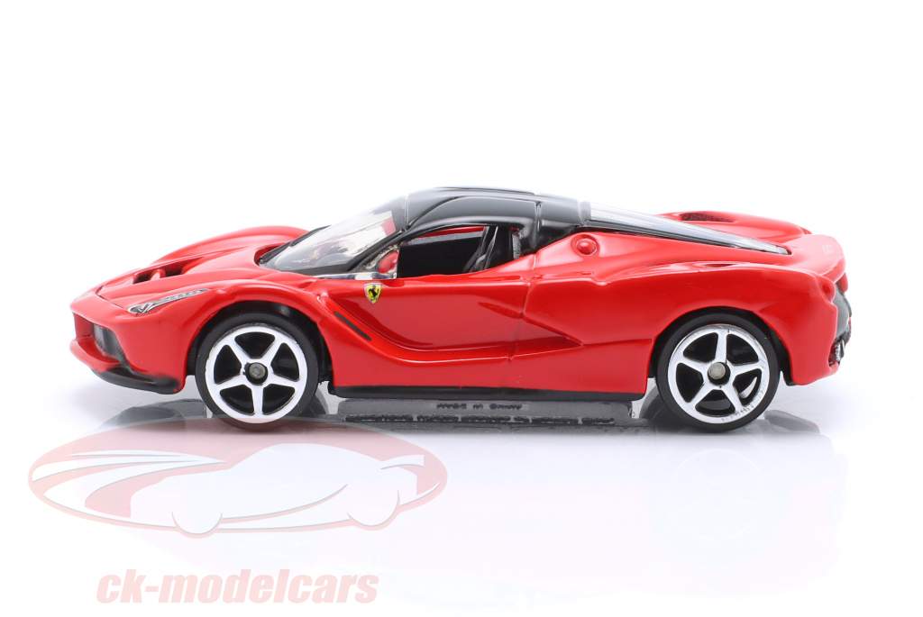 Ferrari LaFerrari Byggeår 2013-2018 rød 1:64 Bburago
