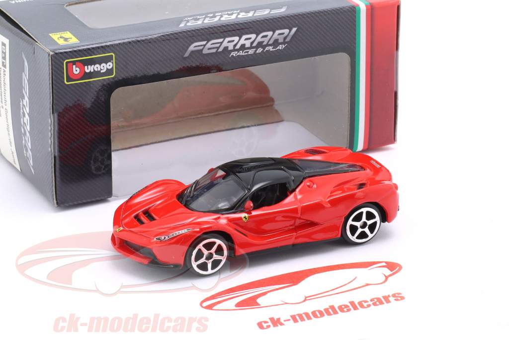 Ferrari LaFerrari Byggeår 2013-2018 rød 1:64 Bburago