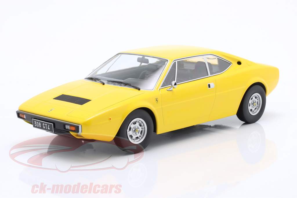 Ferrari 308 GT4 Baujahr 1974 gelb 1:18 KK-Scale
