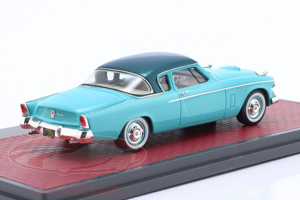 Studebaker Power Hawk Byggeår 1956 turkis 1:43 Matrix