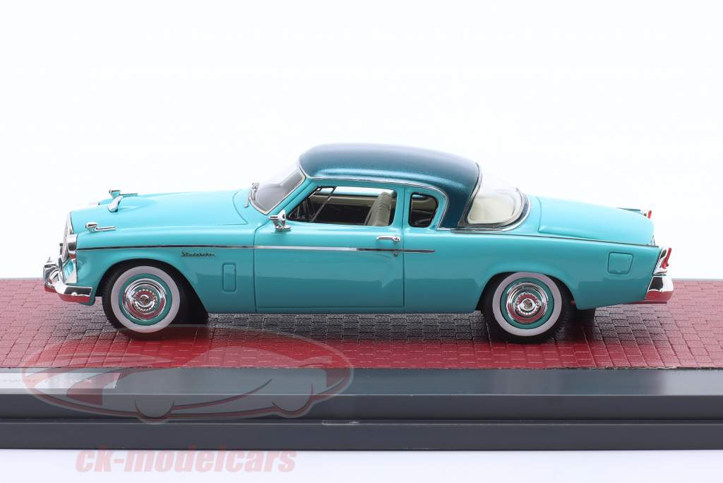 Studebaker Power Hawk Byggeår 1956 turkis 1:43 Matrix