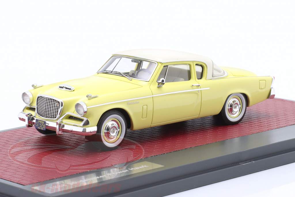Studebaker Power Hawk Ano de construção 1956 amarelo 1:43 Matrix