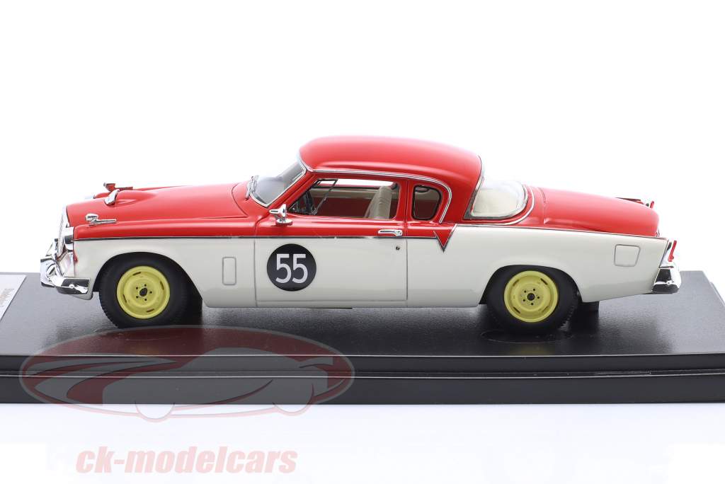 Studebaker Power Hawk #55 Rallye des tulipes 1956 Nieuwenhuijzen, Laan 1:43 Matrix