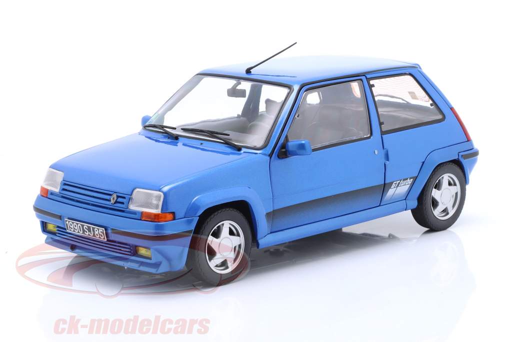 Renault 5 GT Turbo MK2 Année de construction 1989 bleu 1:18 Solido