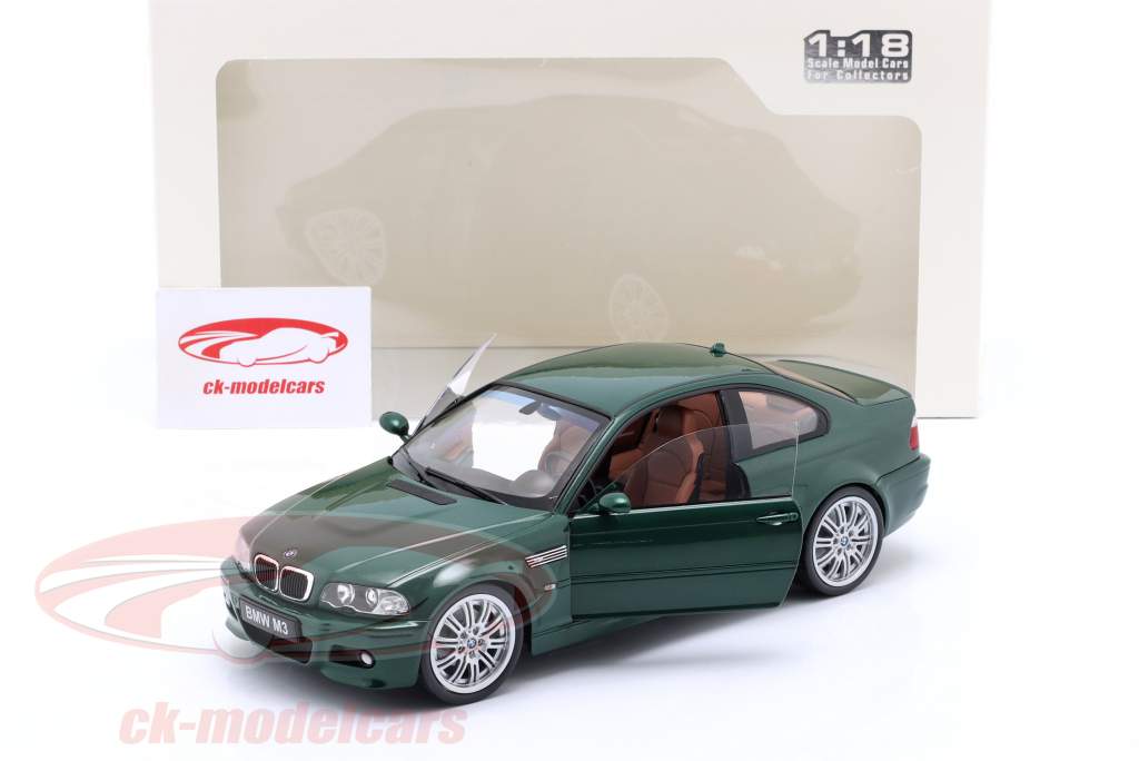 BMW M3 (E46) Coupe Année de construction 2000 Oxford vert 1:18 Solido