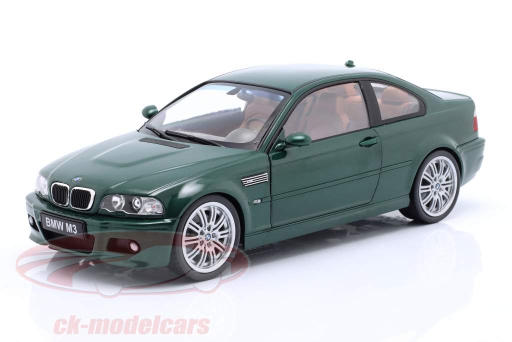 BMW M3 (E46) Coupe Byggeår 2000 Oxford grøn 1:18 Solido