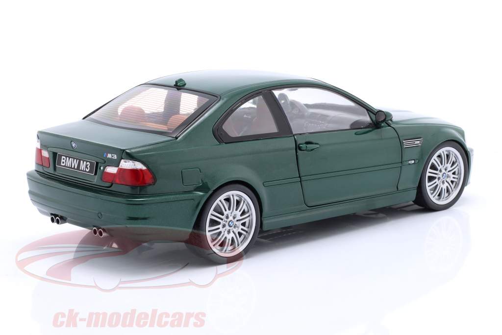 BMW M3 (E46) Coupe Año de construcción 2000 Oxford verde 1:18 Solido