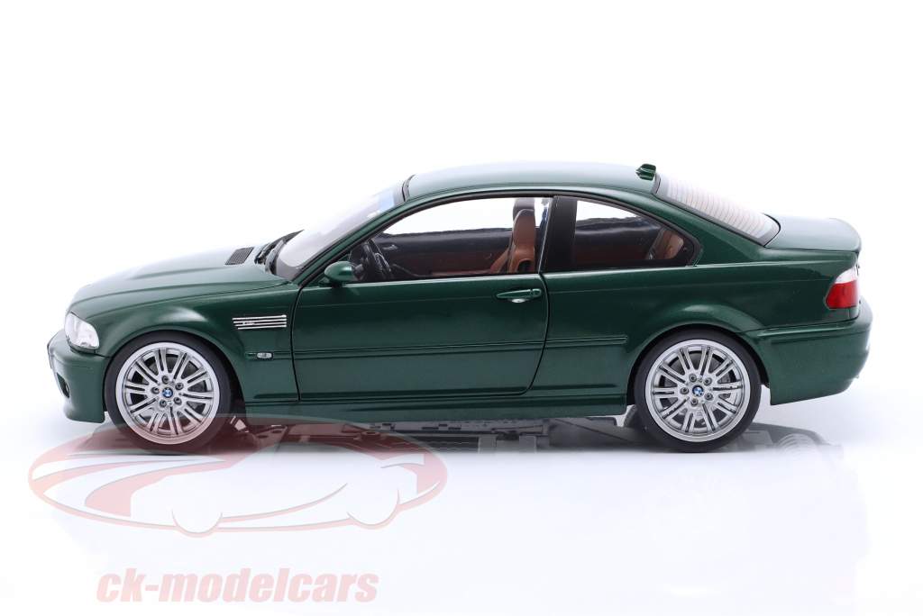 BMW M3 (E46) Coupe Année de construction 2000 Oxford vert 1:18 Solido