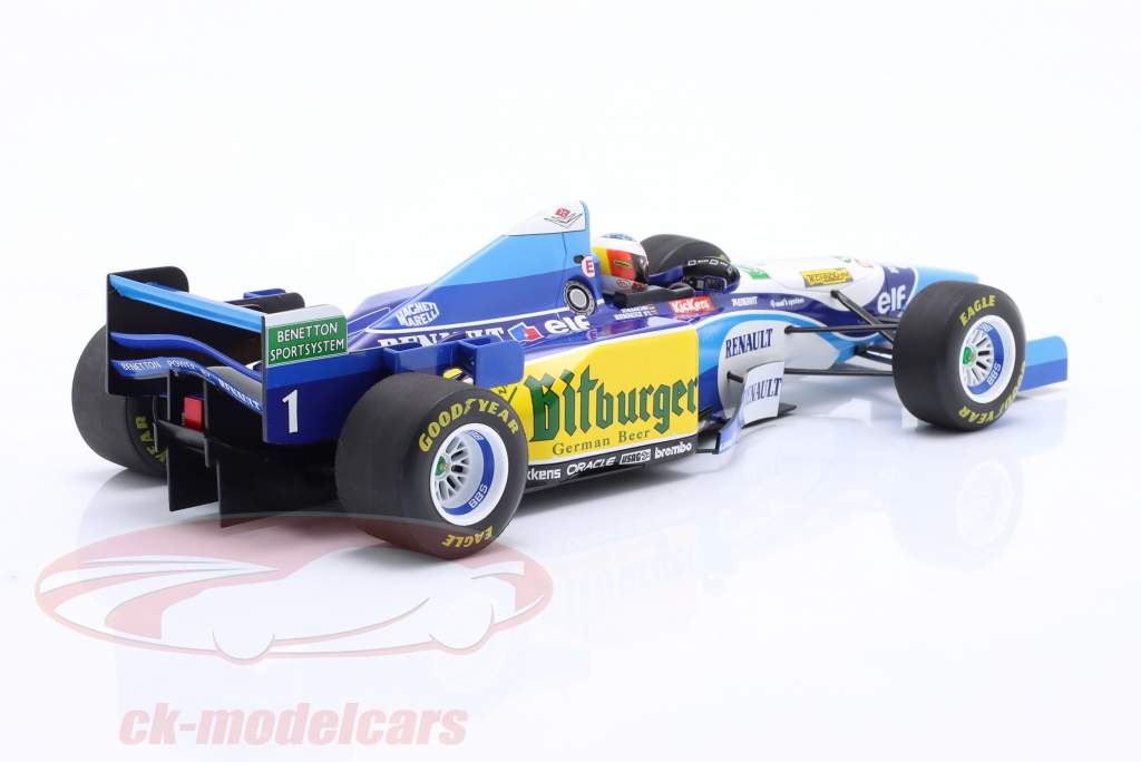 M. Schumacher Benetton B195 #1 Sieger Belgien GP Formel 1 Weltmeister 1995 1:18 Minichamps