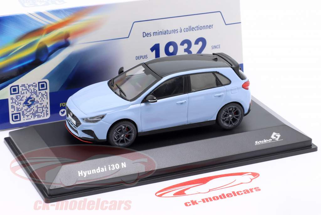 Hyundai i30 N Baujahr 2022 performance blau 1:43 Solido 