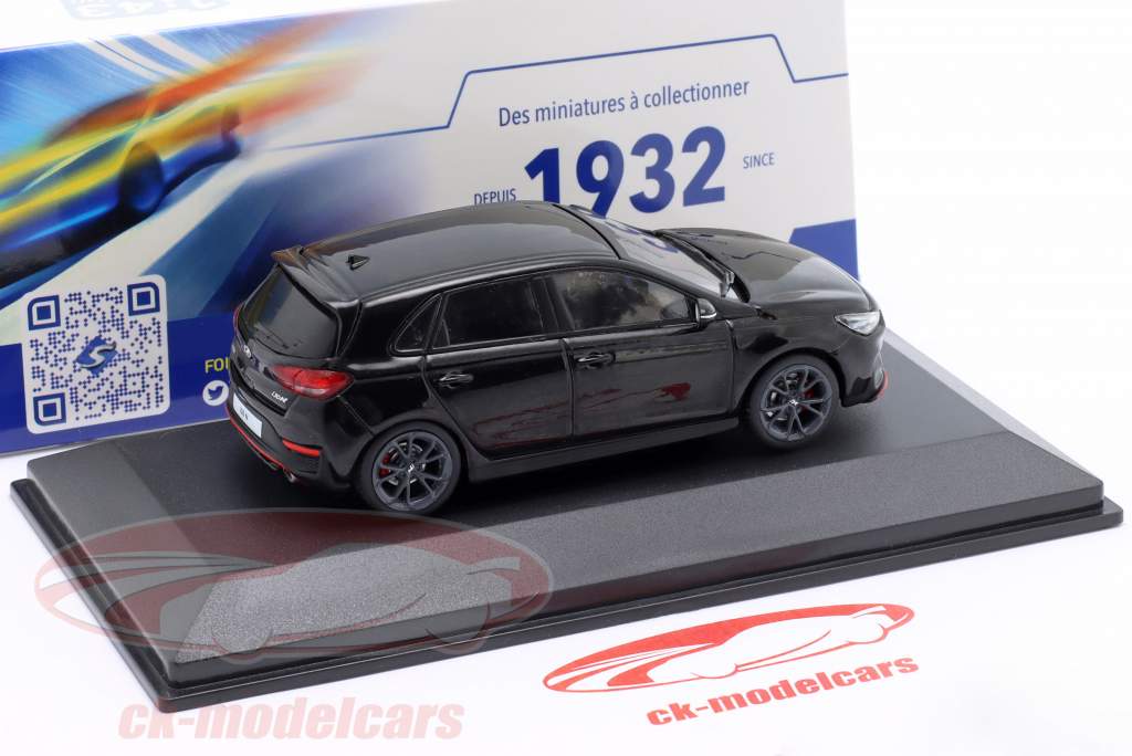 Hyundai i30 N Año de construcción 2022 fantasma negro 1:43 Solido