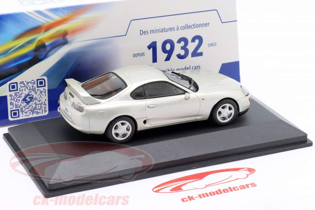 Toyota Supra MKIV year 2002 silver 1:43 Solido