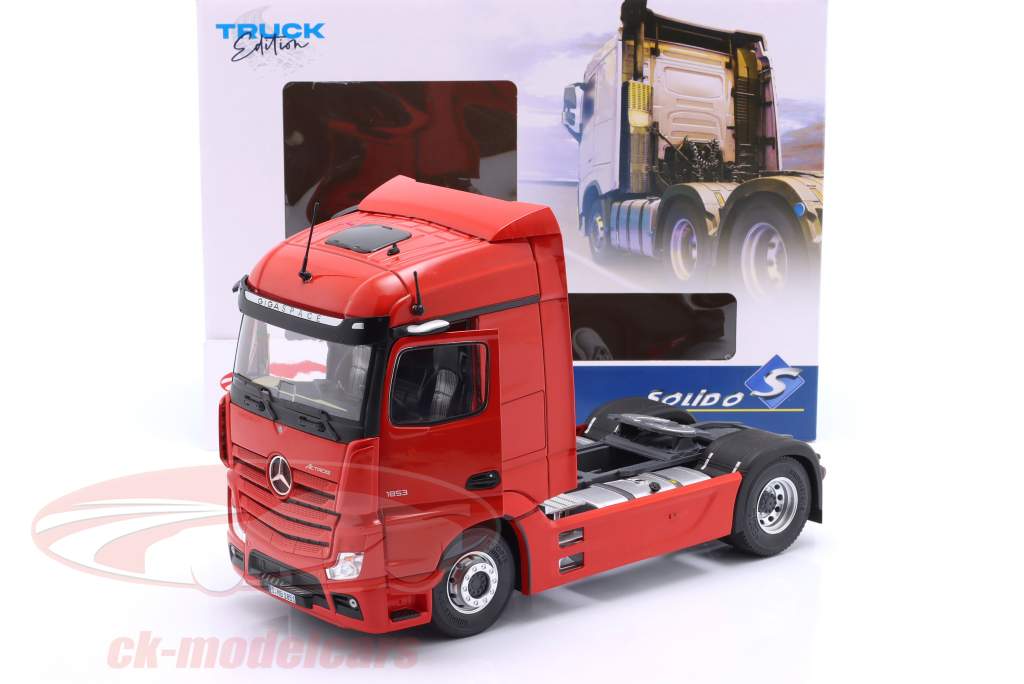 Mercedes-Benz Actros SZM Byggeår 2019 lava rød 1:24 Solido