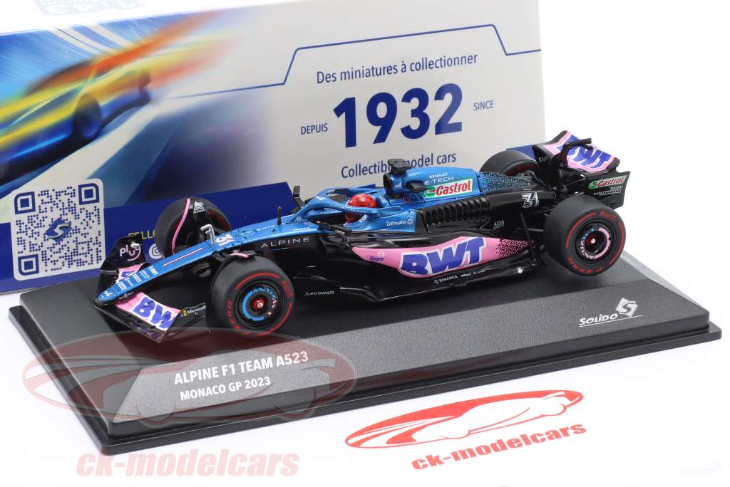 Esteban Ocon Alpine A523 #31 3rd Monaco GP Formel 1 2023 1:43 Solido