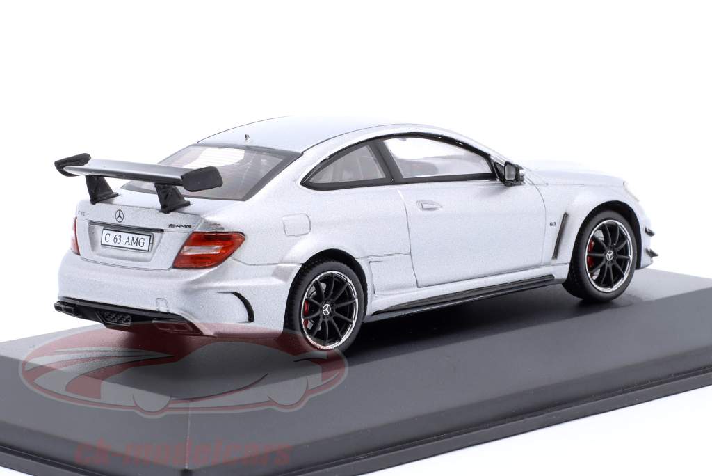 Mercedes-Benz C63 AMG Black Series year 2011 matt grey 1:43 Solido