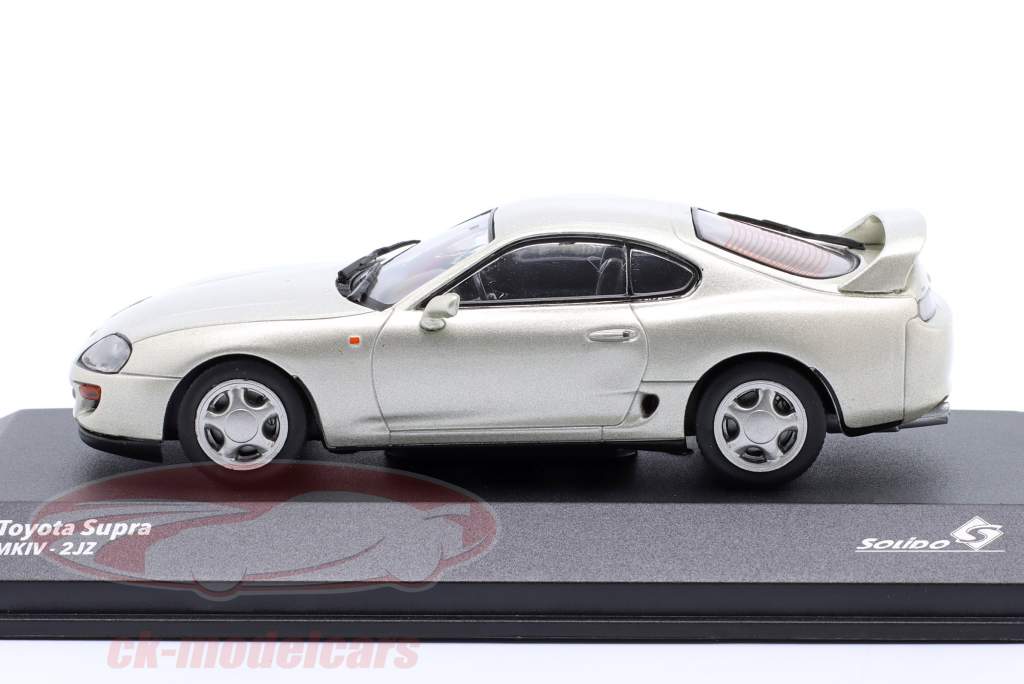Toyota Supra MKIV Byggeår 2002 sølv 1:43 Solido