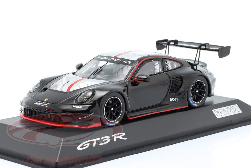 Porsche 911 (992) GT3 R negro 1:43 Spark
