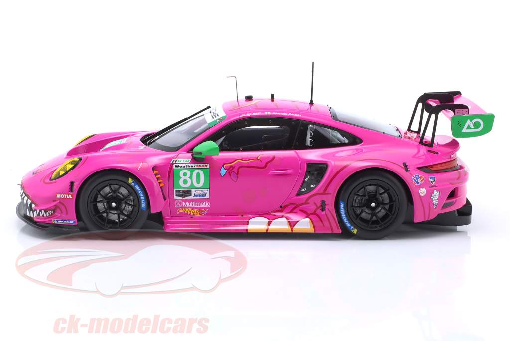Porsche 911 (992) GT3 R #80 Race Virginia IMSA 2023 ROXY AO Racing 1:18 Ixo