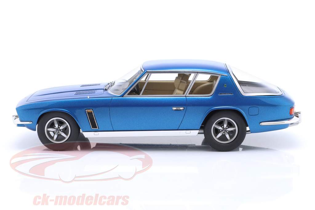 Jensen Interceptor III Byggeår 1972-1975 blå metallisk 1:18 Cult Scale