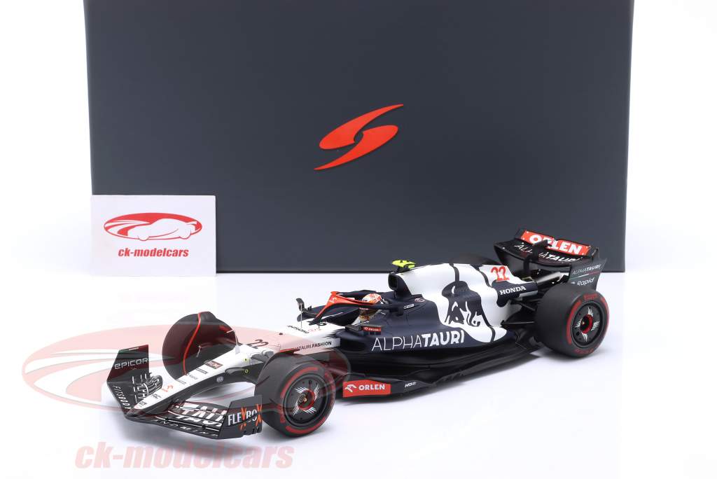 Spark 1:18 Yuki Tsunoda Alpha Tauri AT04 #22 Bahrain GP
