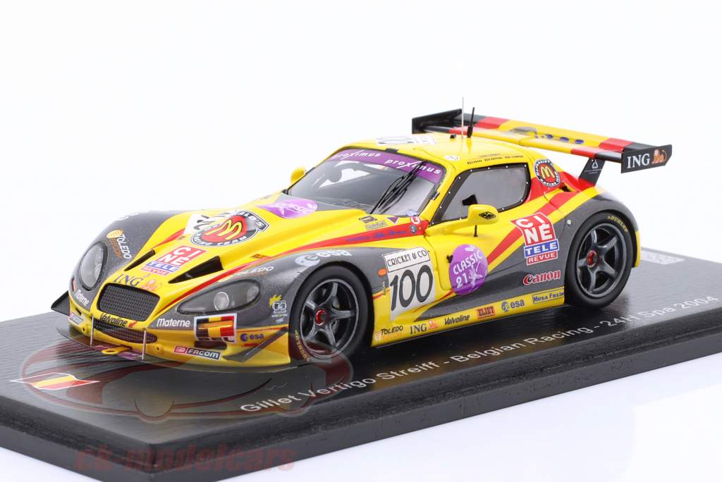 Gillet Vertigo Streiff #100 24h Spa 2004 Kuppens, Ugeux, Leinders 1:43 Spark