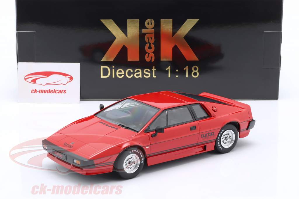 Lotus Esprit Turbo Anno di costruzione 1981 rosso 1:18 KK-Scale