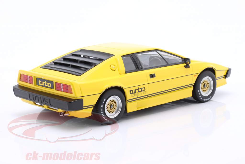 Lotus Esprit Turbo Ano de construção 1981 amarelo 1:18 KK-Scale