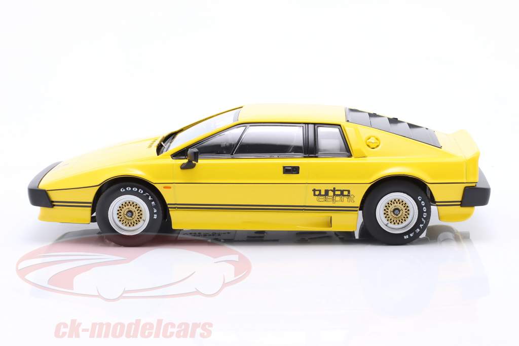 Lotus Esprit Turbo Ano de construção 1981 amarelo 1:18 KK-Scale