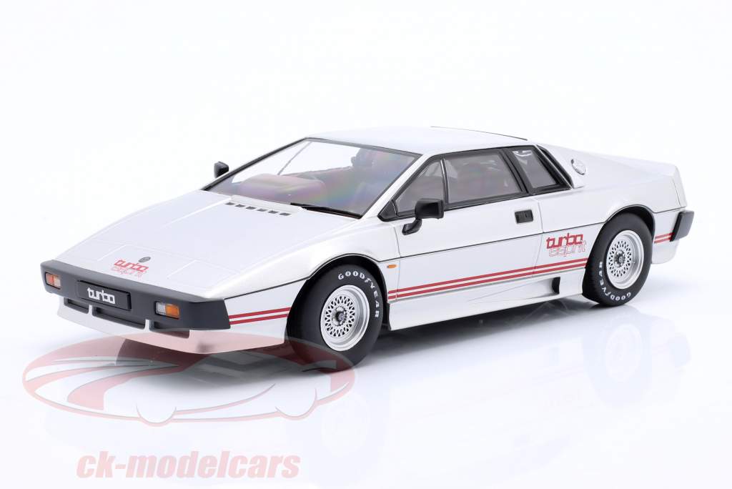 Lotus Esprit Turbo Année de construction 1981 argent 1:18 KK-Scale