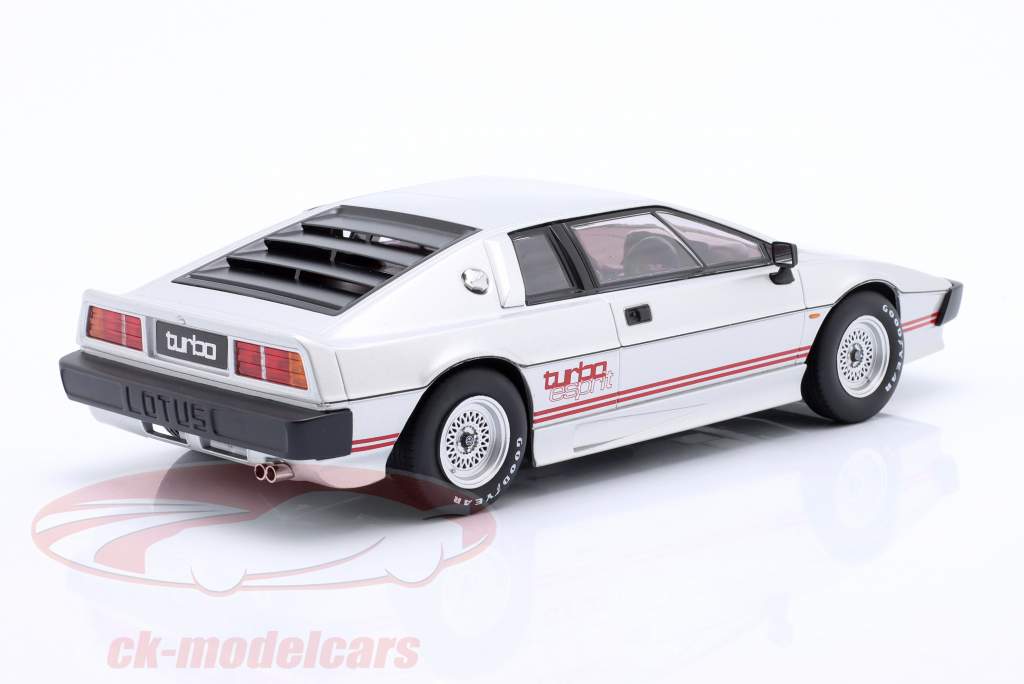 Lotus Esprit Turbo Ano de construção 1981 prata 1:18 KK-Scale