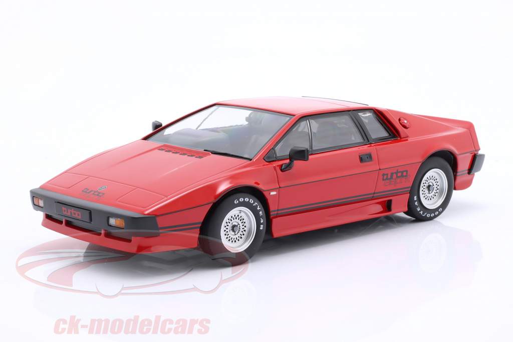 Lotus Esprit Turbo Bouwjaar 1981 rood 1:18 KK-Scale
