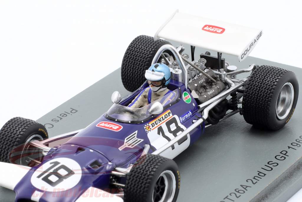 Spark 1:43 Piers Courage Brabham BT26A #18 2nd USA GP