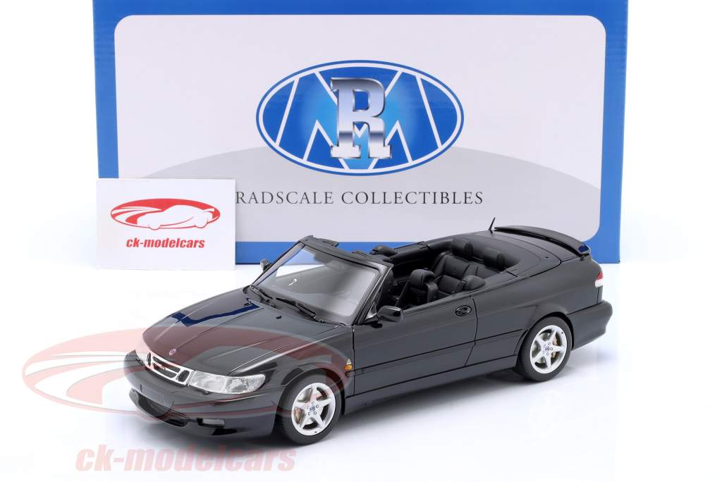 Saab 9-3 Viggen Cabriolet Baujahr 2003 schwarz 1:18 Radscale Models