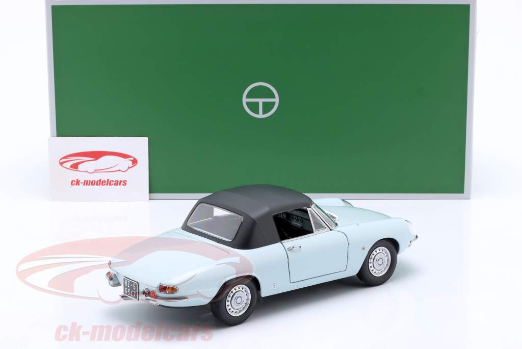 Alfa Romeo 1600 Duetto Spider 建設年 1966 ライトブルー 1:18 TOURING