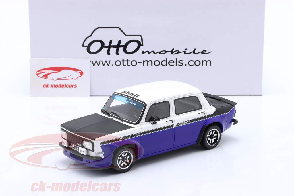 Simca 1000 Rallye 2 STR 建設年 1977 青 / 白 1:18 OttOmobile