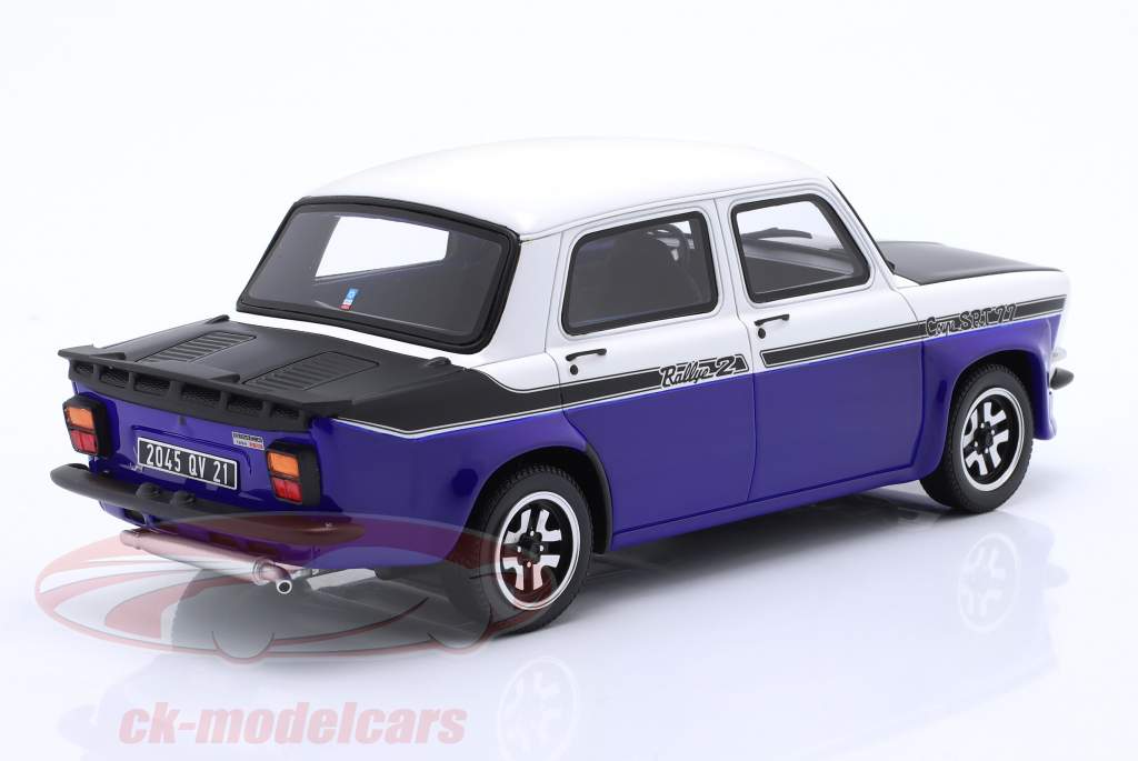Simca 1000 Rallye 2 STR 建設年 1977 青 / 白 1:18 OttOmobile
