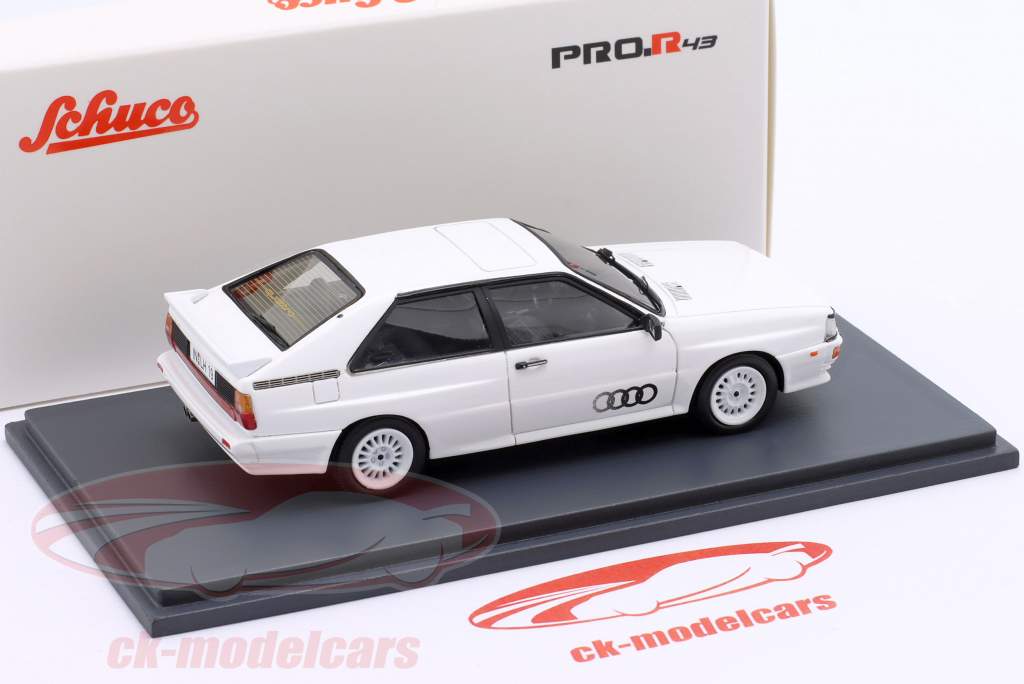 Audi Quattro Baujahr 1984 weiß 1:43 Schuco